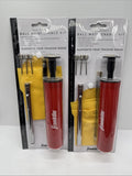 (2) Franklin All Sport Ball Air Inflating Kit Pump Needles Pressure Gauge Tire