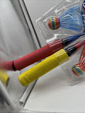 Sport Design Action Game Smash Volley Table Tennis Badminton Racquets Birdie