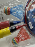 Sport Design Action Game Smash Volley Table Tennis Badminton Racquets Birdie