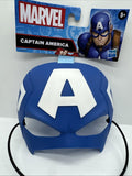Marvel Captain America Youth Mask Blue Halloween Flexible Band Christmas