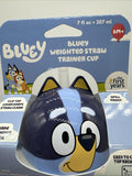 Bluey Trainer Weighted Straw Cup Toddler 7oz Handle Spill Proof Baby COMBINESHIP