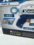 Zuru X-Shot Excel Fury 4 New in Box Includes 8 Foam Darts Toy 90ft Shot