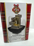 The Original Fun Workshop Battery Operated Waterfall TableTop Fountain Decor
