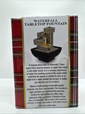 The Original Fun Workshop Battery Operated Waterfall TableTop Fountain Decor