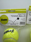 (2) Franklin Sports Practice Tennis Balls Can - 3pk COMBINESHIP