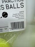 (2) Franklin Sports Practice Tennis Balls Can - 3pk COMBINESHIP