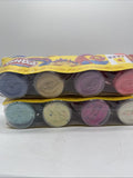 (2) Play-Doh 4 Pack Metallic Shine Confetti Compound Christmas Stocking Stuffer