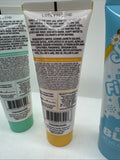 (3)  Kids Bathtub Finger Paint Soap Spring Sea Green Sunset Orange Sky Blue