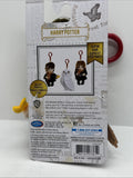 (2) HARRY POTTER CLIP ON Wizard CHARM BAG CHARM KEYRING PLUSH TOY PLUSHIE HEDWIG