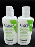(7) CeraVe Hydrating Creme-to-Foam Cleanser Ceramide Remove Makeup 3oz Travel