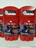 (4) Old Spice Dark Knight Batman Gift Set Deodorant Black Cherry  Nightfall 2.6o