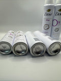 (6) Dove 0% Aluminum Deodorant Dry Spray Coconut & Pink Jasmine 4oz COMBINESHIP