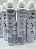 (6) Dove 0% Aluminum Deodorant Spray Cucumber & Green Tea 4oz Original RARE HTF