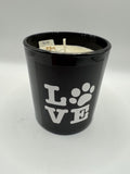 Love Black Pet Lovers Soy Wax Candle The Cat Paw 35 Hour Burn Wick Gift Holiday
