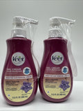 (2) Veet Hair Removal Gel Creme Body Hair Remover Sensitive Legs Vanilla 13.5oz