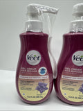 (2) Veet Hair Removal Gel Creme Body Hair Remover Sensitive Legs Vanilla 13.5oz
