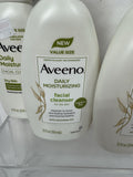 (4) Aveeno Daily Moisturizing Facial Cleanser with Soothing Oat 12oz COMBINESHIP