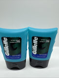 (2) Gillette After Shave Gel Sensitive Face Body Razor Cool 2.50 oz COMBINESHIP