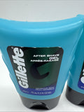 (2) Gillette After Shave Gel Sensitive Face Body Razor Cool 2.50 oz COMBINESHIP