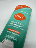 Lume Whole Body Deodorant Smooth Solid Cucumber Mint Aluminum Free COMBINESHIP