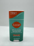 Lume Whole Body Deodorant Smooth Solid Cucumber Mint Aluminum Free COMBINESHIP