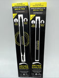 (2) Espresso Angle Bristle Tip Pen Arches & Halos Eyebrow Brow Liner Fill Pencil