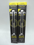 (2) Charcoal Angle Bristle Tip Pen Arches & Halos Eyebrow Brow Liner Fill Pencil