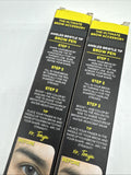 (2) Charcoal Angle Bristle Tip Pen Arches & Halos Eyebrow Brow Liner Fill Pencil