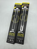 (2) Warm Brown Angle Bristle Tip Pen Arches & Halos Eyebrow Brow Liner Filler