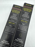 (2) Dark Brown Microfiber Tint Mousse  Arches & Halos Eyebrow Brow Filler Waterp