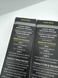 (2) Charcoal Luxury Pomade Paint Pot Arches & Halos Eyebrow Brow Liner Fill Shap