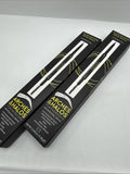 (2) Charcoal Micro Defining Brow Pencil Arches & Halos Eyebrow Liner Fill Brush
