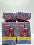 (2) Burt's Bees Watermelon & Mint Gift Box Hand Creme Tinted Balm Lip Balm
