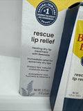 (6) Burt's Bees Rescue Lip Relief  Healing Dry Lip Treatment w/ Beeswax 2pk