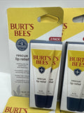 (6) Burt's Bees Rescue Lip Relief  Healing Dry Lip Treatment w/ Beeswax 2pk