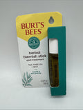 Burt's Bees Herbal Complexion Stick 0.26oz Tea Tree Oil. 99.9% Natural Blemish