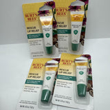 (4) Burt's Bees Rescue Lip Relief With Shea Butter And Echinacea COMBINE SHIP