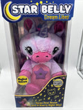 Star Belly Pink Purple Unicorn Toy Plush Stuff Animal Night Light Ceiling Wall