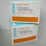 (2) BLISS Vitamin C+Tri-Peptide Collagen Protecting & Brightening Moisturizer