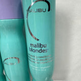(3) Malibu C Blondes Enhancing Hair Shampoo & Conditioner 9 Oz Vegan Purple