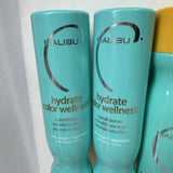 (4) Malibu C Hydrate Color Wellness Shampoo & Conditioner Hair Vegan  9 oz