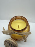 Gingerbread Caramel Mousse Scented Star Candle 18oz Decorative Jar Cork Top