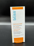 Bliss Rest Assured Eye Creme Dark Circle & Depuffing Wrinkle 15ml COMBINESHIP