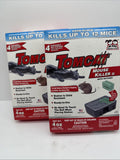 (2) Tomcat Mouse Killer II Child Resistant 4 Bait Stations PER PACK COMBINESHIP