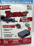 (2) Tomcat Mouse Killer II Child Resistant 4 Bait Stations PER PACK COMBINESHIP