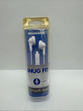 White  Magnavox SNUG FIT+  Gummy Earbuds Microphone Smooth Bass COMBINESHIP