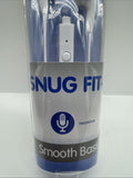 White  Magnavox SNUG FIT+  Gummy Earbuds Microphone Smooth Bass COMBINESHIP
