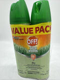 (4) OFF! Deep Woods Bug Spray & Mosquito Repellent Dry Touch 2pk 8x 4 oz.
