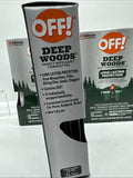 (3) OFF! Deep Woods Mosquito Insect Repellent Wipes Long last Towelette 12pk Ea