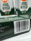 (3) OFF! Deep Woods Mosquito Insect Repellent Wipes Long last Towelette 12pk Ea